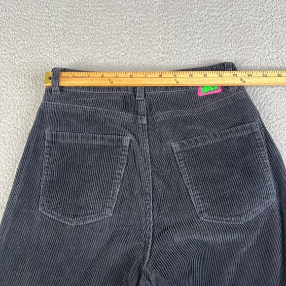 Empyre Corduroy Pants Womens 2 Black High Rise Tori Skater 26 X 30 Streetwear - Picture 8 of 12